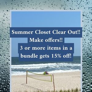 summer clear out!